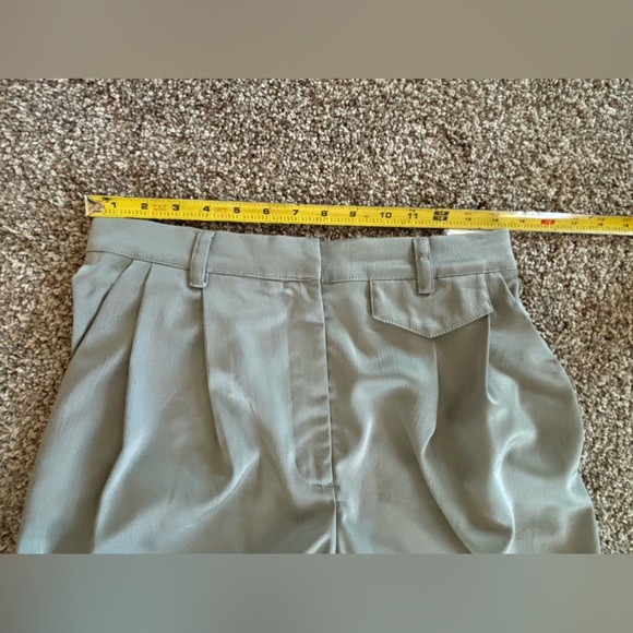 NWT Grey AND NOW THIS Womens Hook And Bar Closure Zippered Wide Leg Pants M - Picture 12 of 13